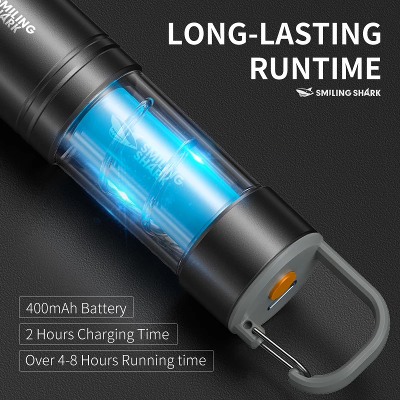 smiling-shark-sd5241-mini-rechargeable-multifunction-flashlight