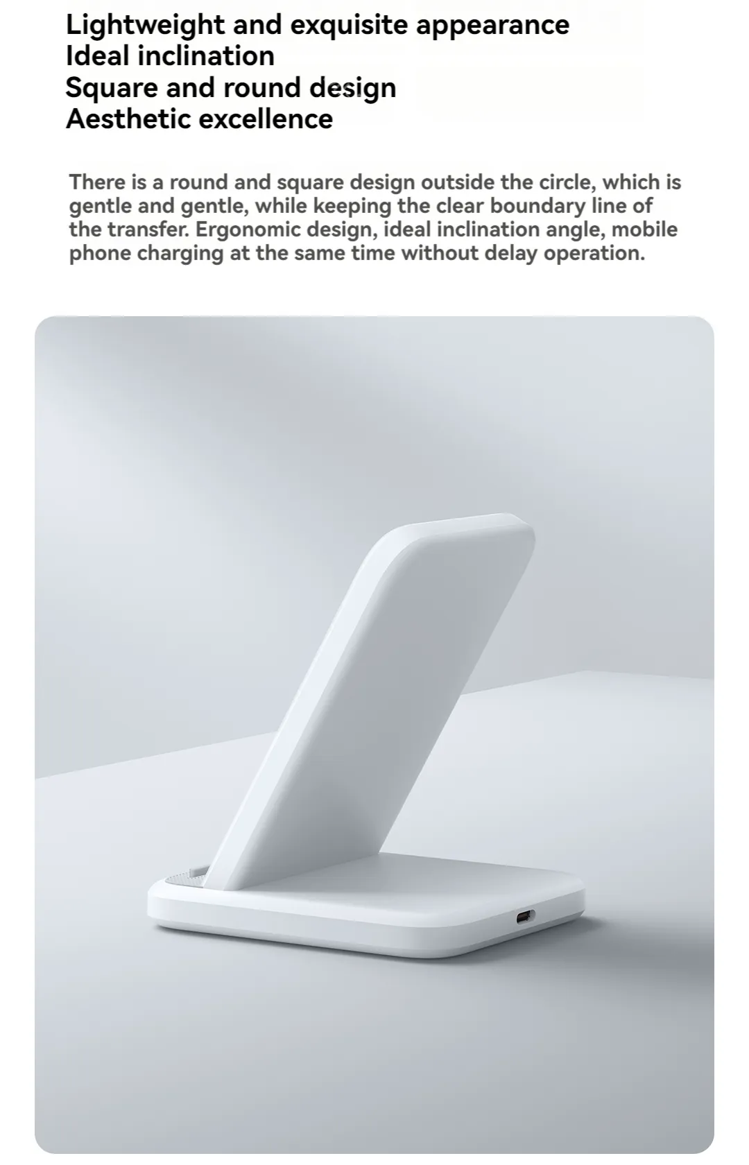 Xiaomi 30W Vertical Wireless Charger MDY-17-EM