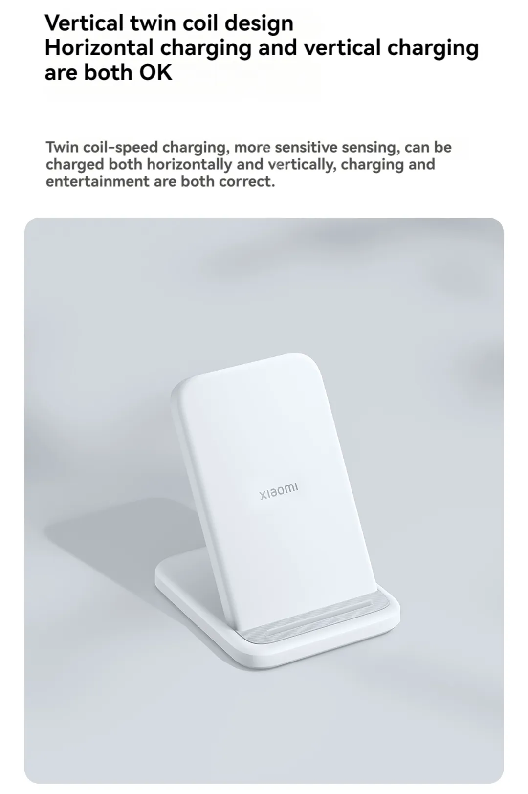 Xiaomi 30W Vertical Wireless Charger MDY-17-EM