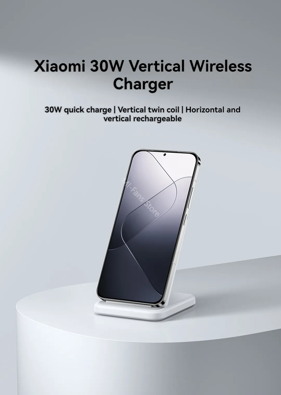 Xiaomi 30W Vertical Wireless Charger MDY-17-EM