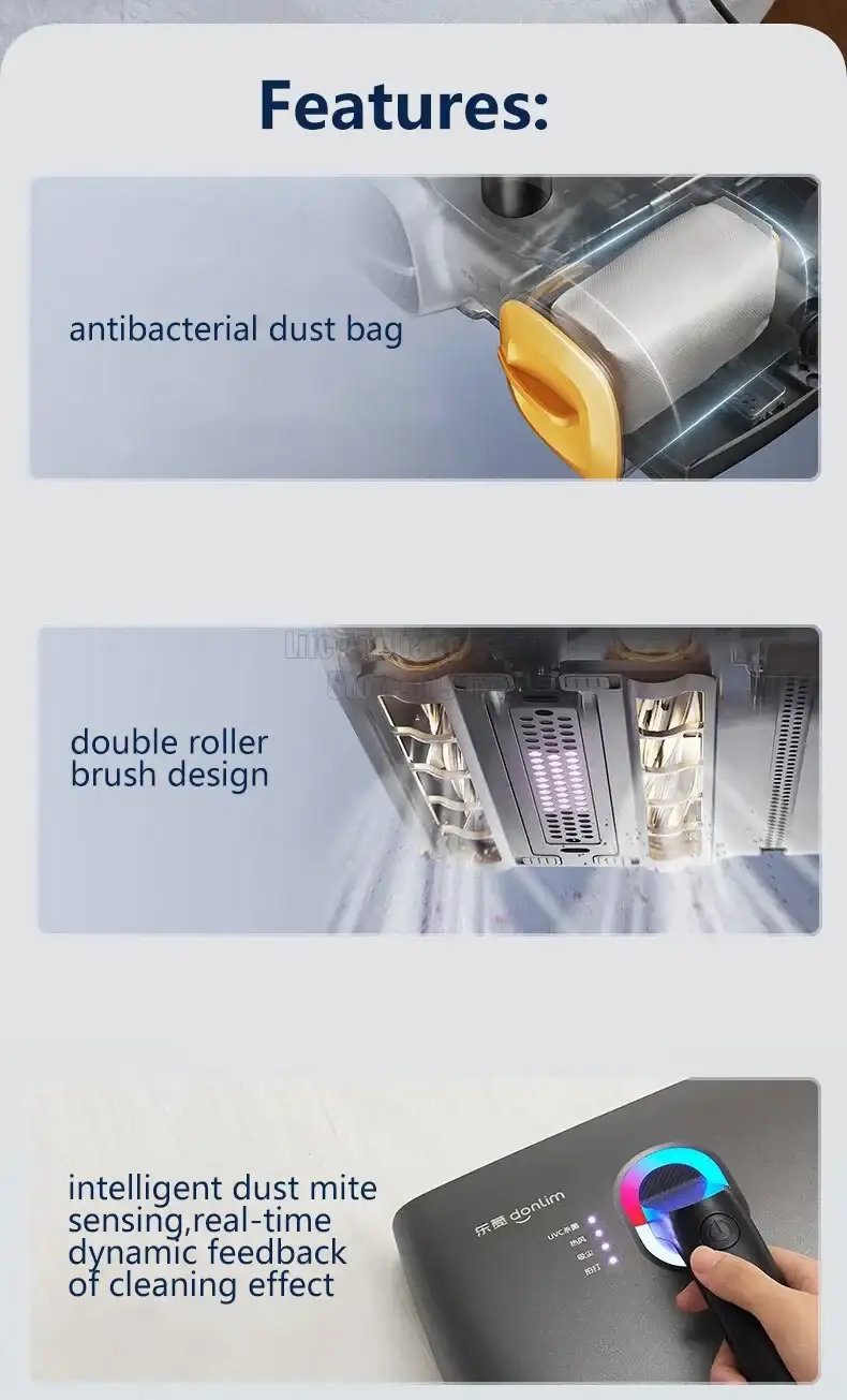 Xiaomi DonLim DL-1348 UV Mattress Vacuum Cleaner