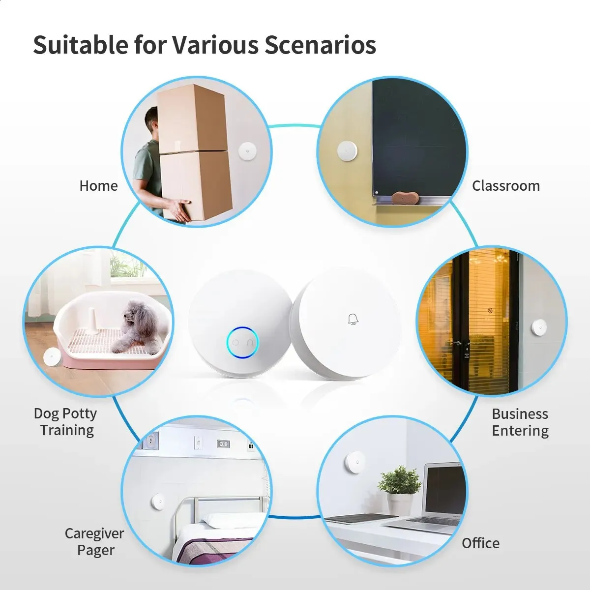 Xiaomi Mijia G6LW Smart Self-Powered Wireless Doorbell