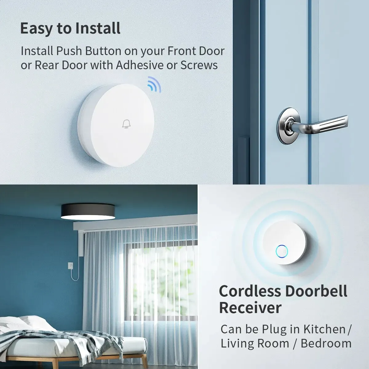 Xiaomi Mijia G6LW Smart Self-Powered Wireless Doorbell
