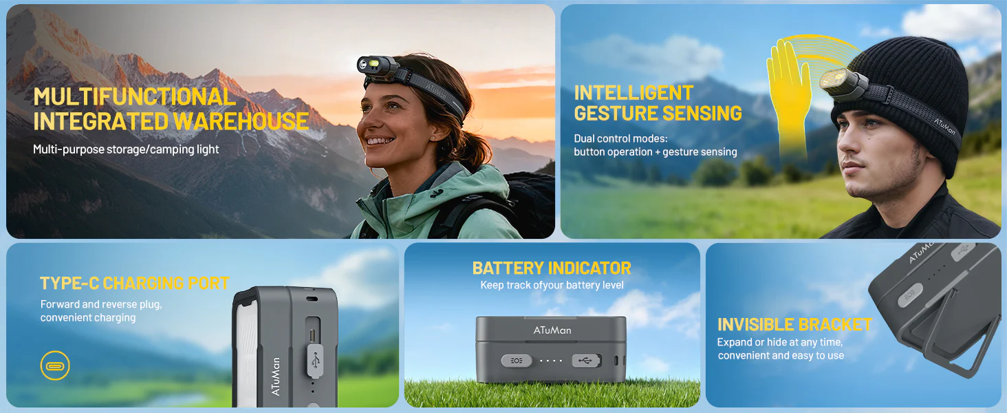atuman-mh1-multifunctional-headlamp-kit-350lm-rechargeable