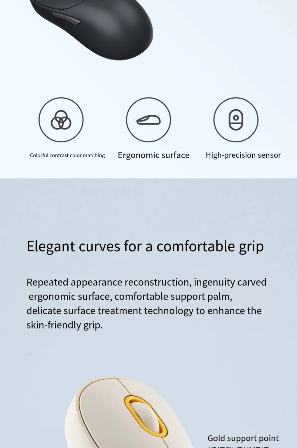 Xiaomi Wireless Mouse 3 Dual Mode Bluetooth & 2.4GHz Silent Mouse