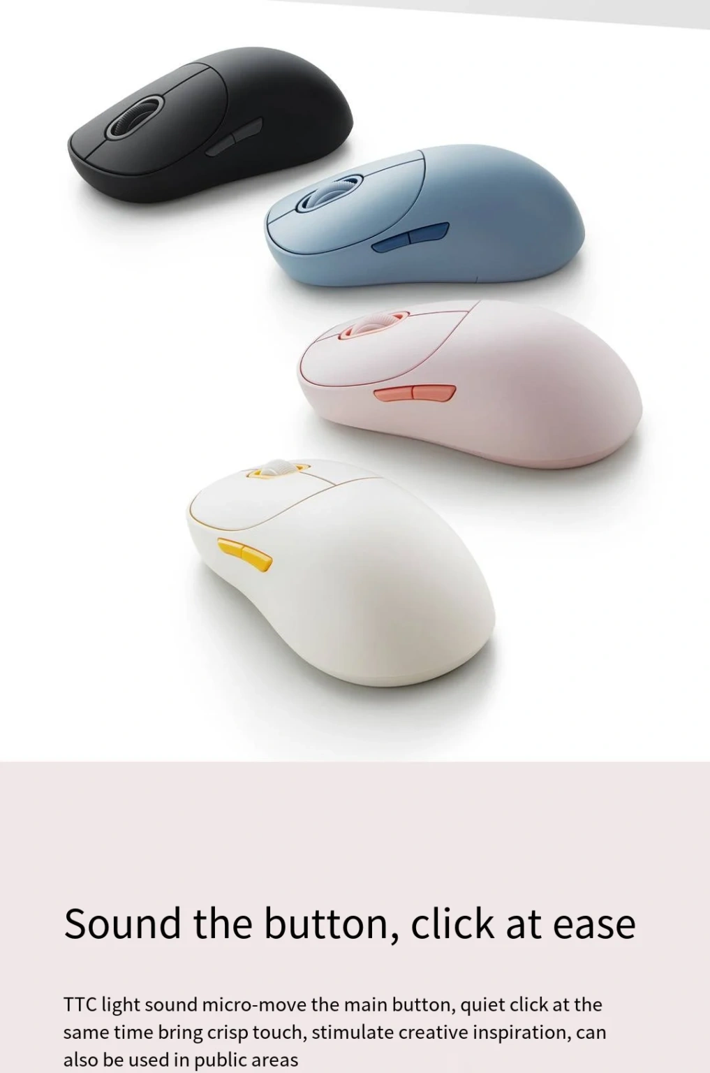 Xiaomi Wireless Mouse 3 Dual Mode Bluetooth & 2.4GHz Silent Mouse