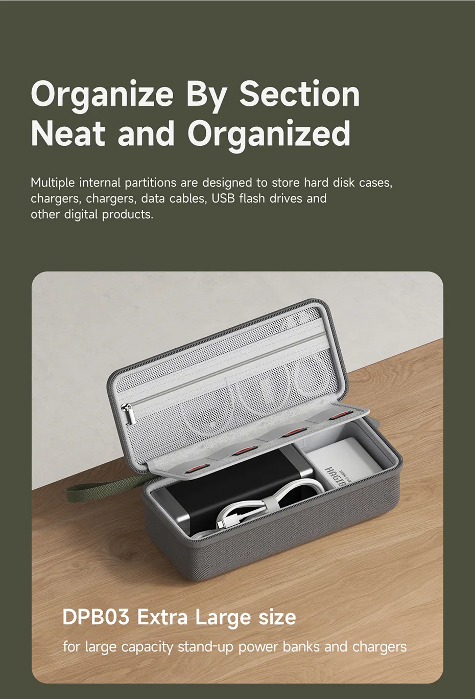 Xiaomi Hagibis Electronic Organizer Travel Cable Bag Pouch