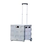 Xiaomi MAIWEI 55L Folding Trolley Storage Case with Wheels TN-SNX02 Key Features Large 55L storage capacity Foldable and portable trolley case design Durable aluminum alloy, ABS, and polypropylene construction Supports up to 35kg load capacity Elastic noise-reducing wheels Adjustable telescopic handle Scratch-resistant exterior Smooth 360° maneuverability Organized interior with mesh pocket and straps Ideal for travel, storage, and transportation