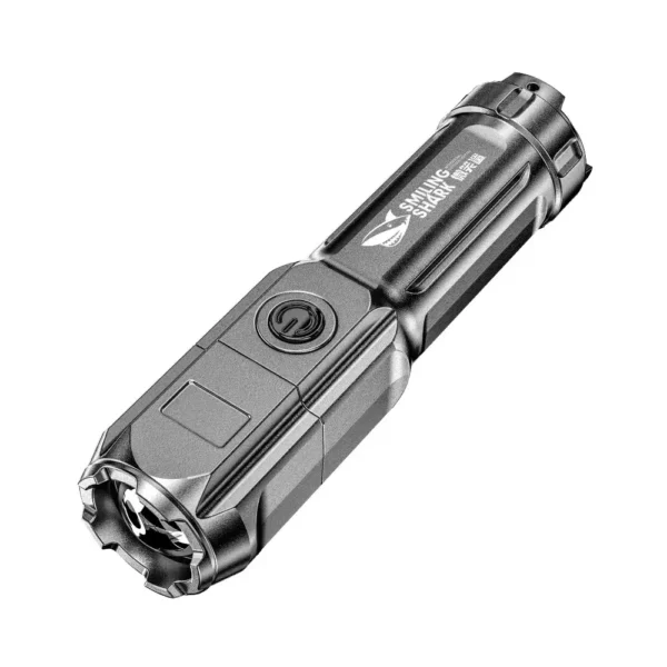 smiling-shark-622a-rechargeable-led-flashlight-with-telescopic-focus