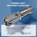 smiling-shark-622a-rechargeable-led-flashlight-with-telescopic-focus