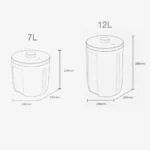 Xiaomi Bodi Smart Rice Storage Box BV03 12L Vacuum Preservation Container
